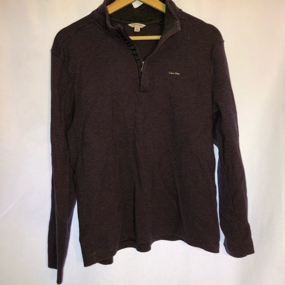 Calvin Klein zip up turtle neck